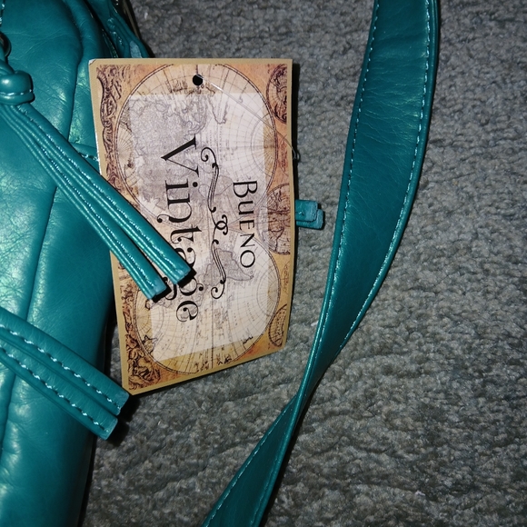 Bueno Vintage Green Crossbody Bag New - Picture 13 of 13